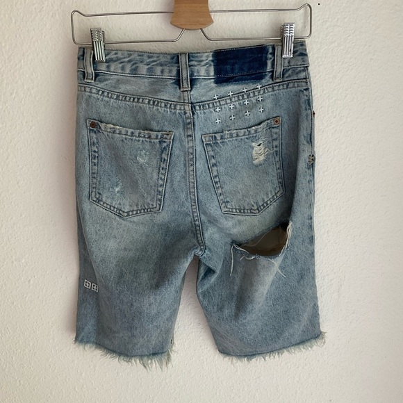 Ksubi Denim Thrashed Shorts - Picture 4 of 7